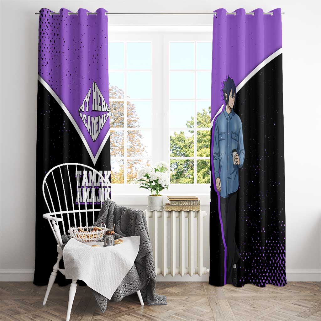 Tamaki Amajiki My Hero Academia Window Curtain Anime Grunge Splatter Graphic Style