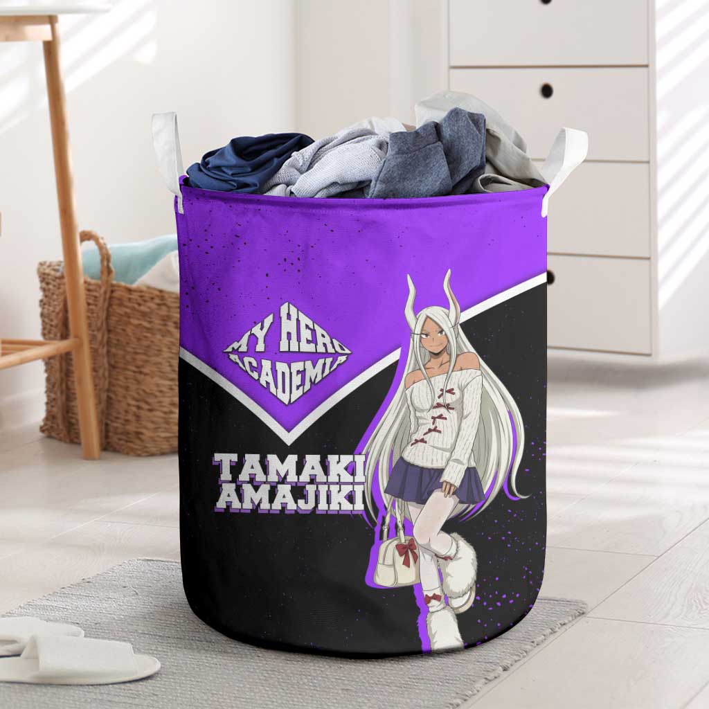 Mirko My Hero Academia Laundry Basket Anime Grunge Splatter Graphic Style