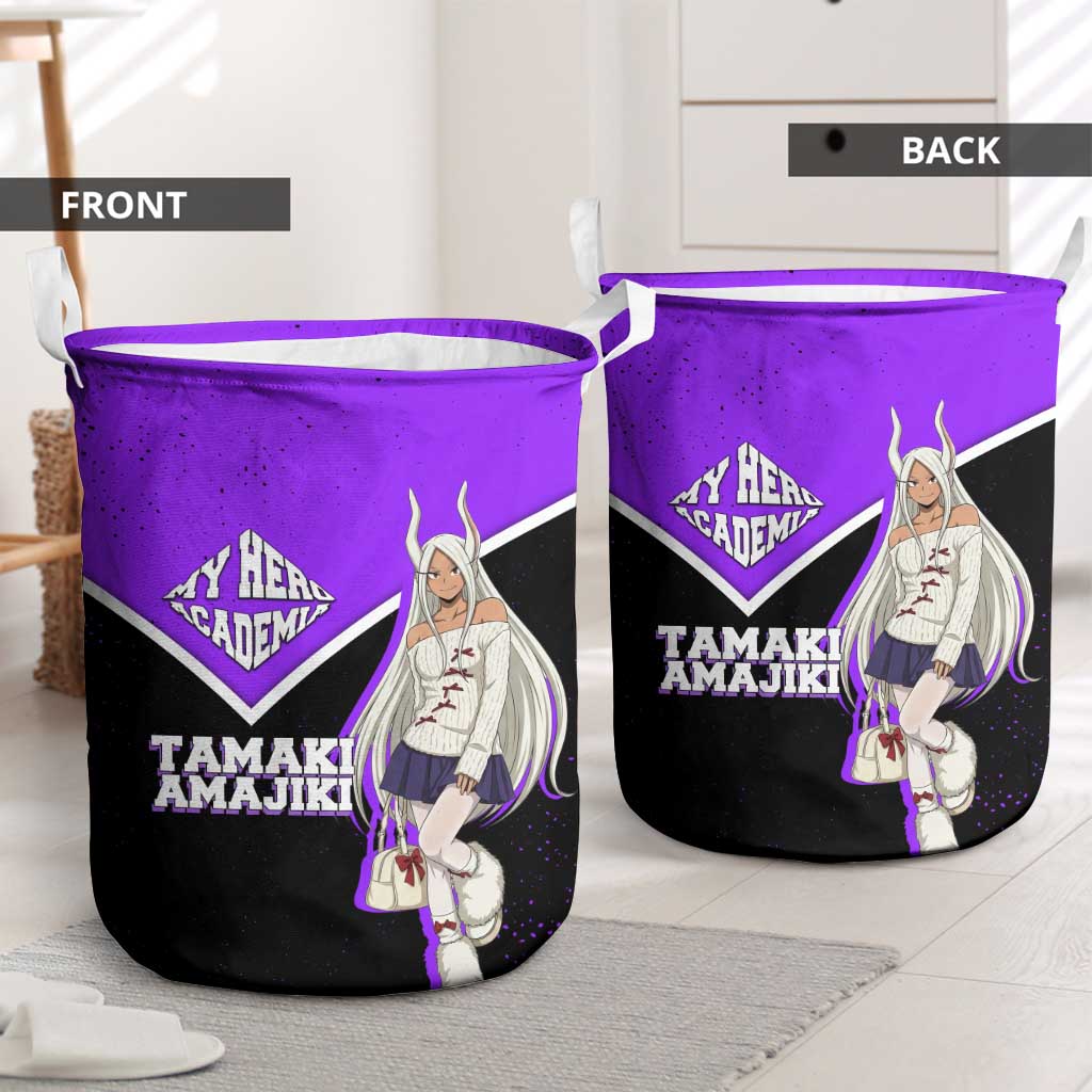 Mirko My Hero Academia Laundry Basket Anime Grunge Splatter Graphic Style