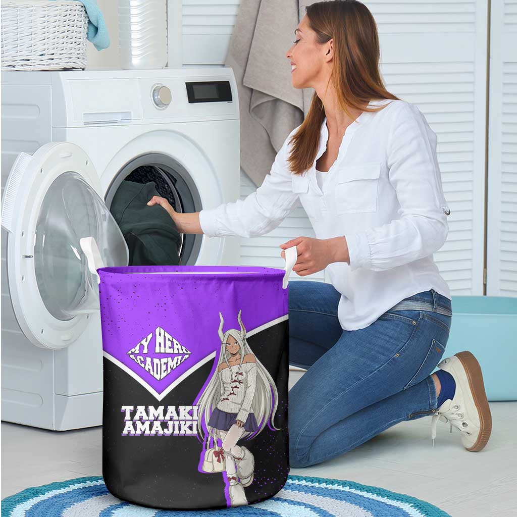 Mirko My Hero Academia Laundry Basket Anime Grunge Splatter Graphic Style
