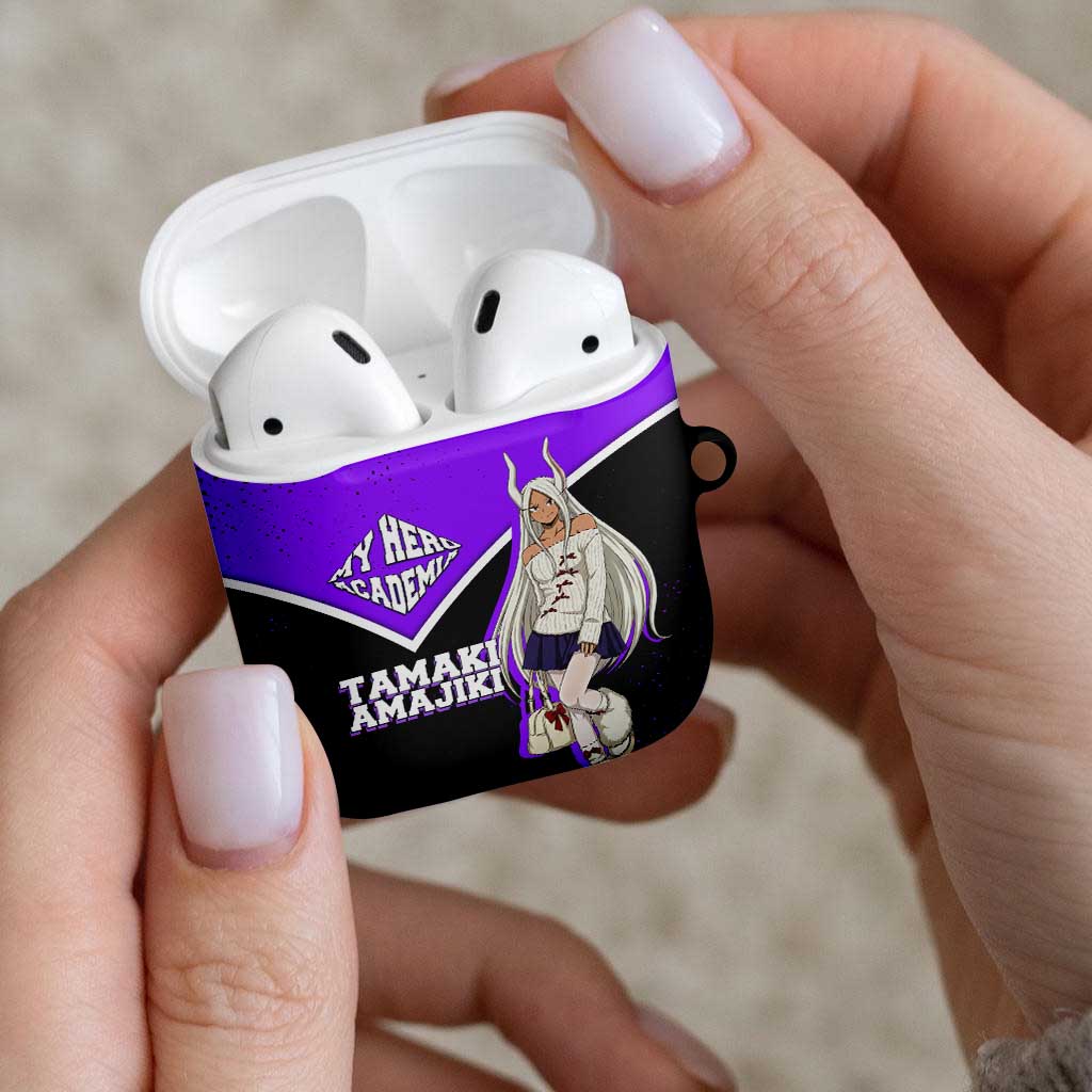 Mirko My Hero Academia AirPods Case Anime Grunge Splatter Graphic Style