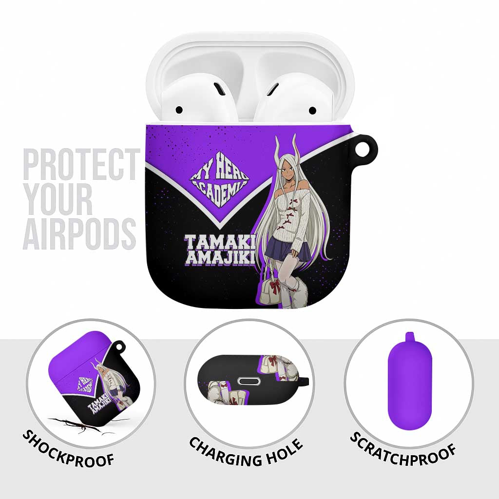 Mirko My Hero Academia AirPods Case Anime Grunge Splatter Graphic Style