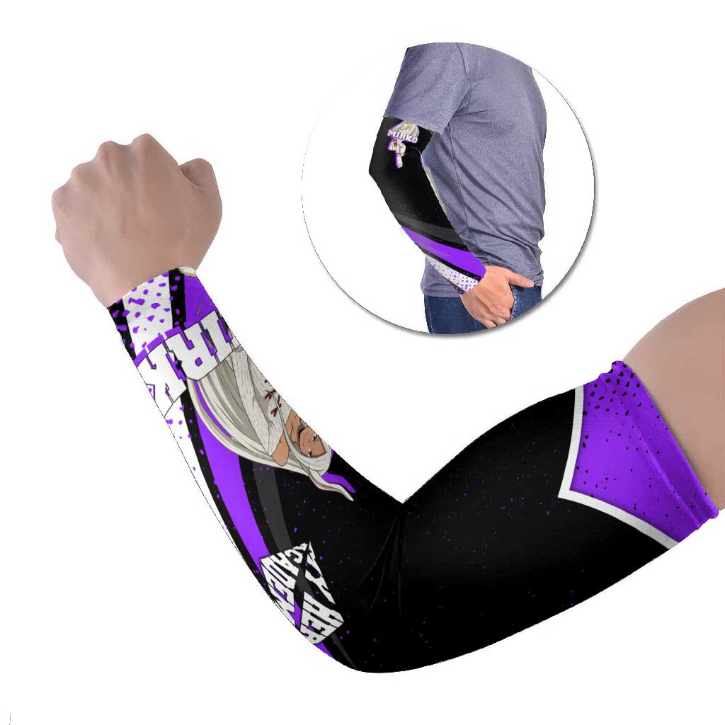 Mirko My Hero Academia Arm Sleeves Anime Grunge Splatter Graphic Style