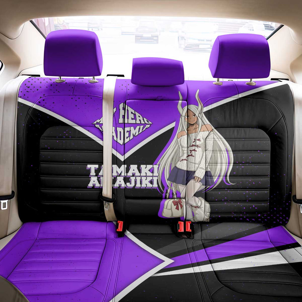 Mirko My Hero Academia Back Car Seat Cover Anime Grunge Splatter Graphic Style