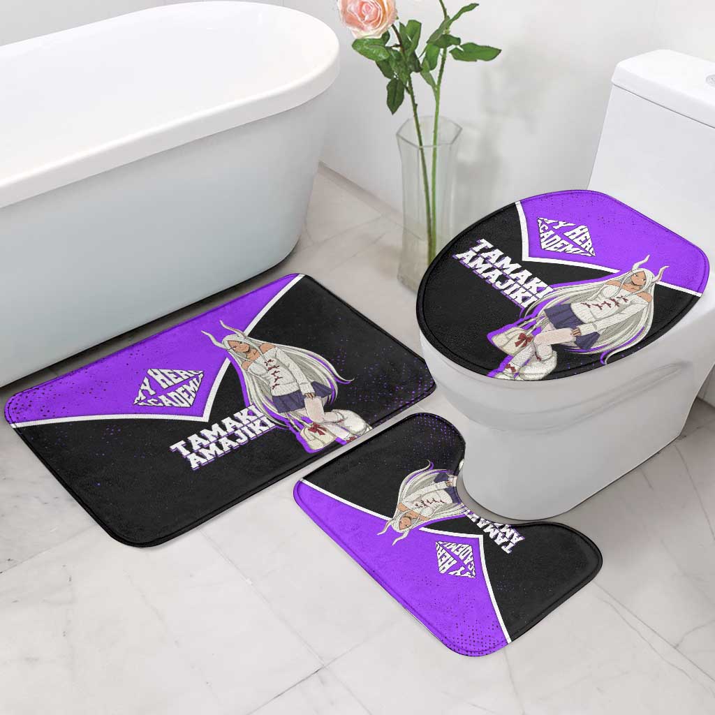 Mirko My Hero Academia Bathroom Set Anime Grunge Splatter Graphic Style