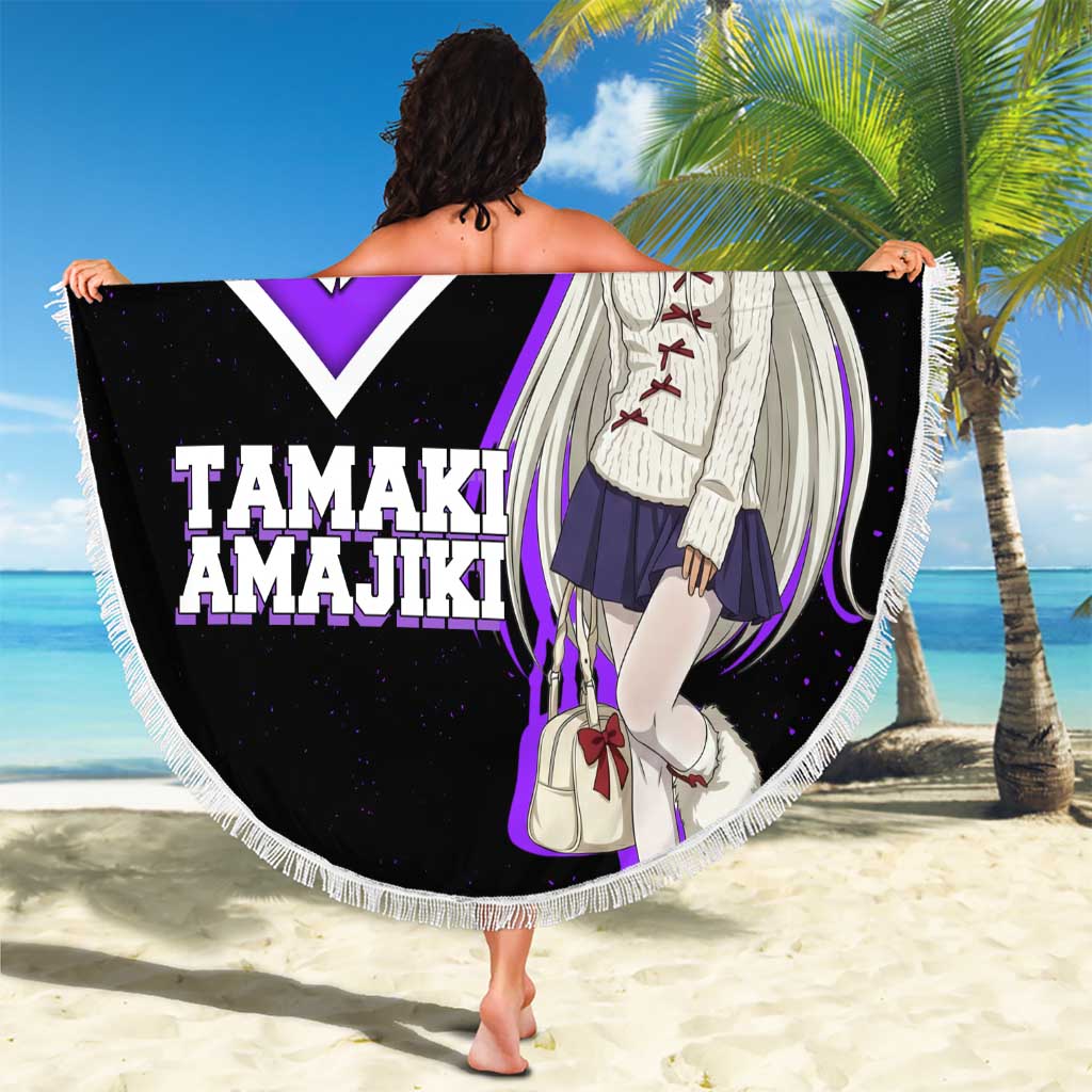 Mirko My Hero Academia Beach Blanket Anime Grunge Splatter Graphic Style