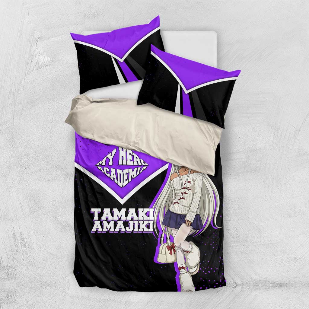 Mirko My Hero Academia Bedding Set Anime Grunge Splatter Graphic Style