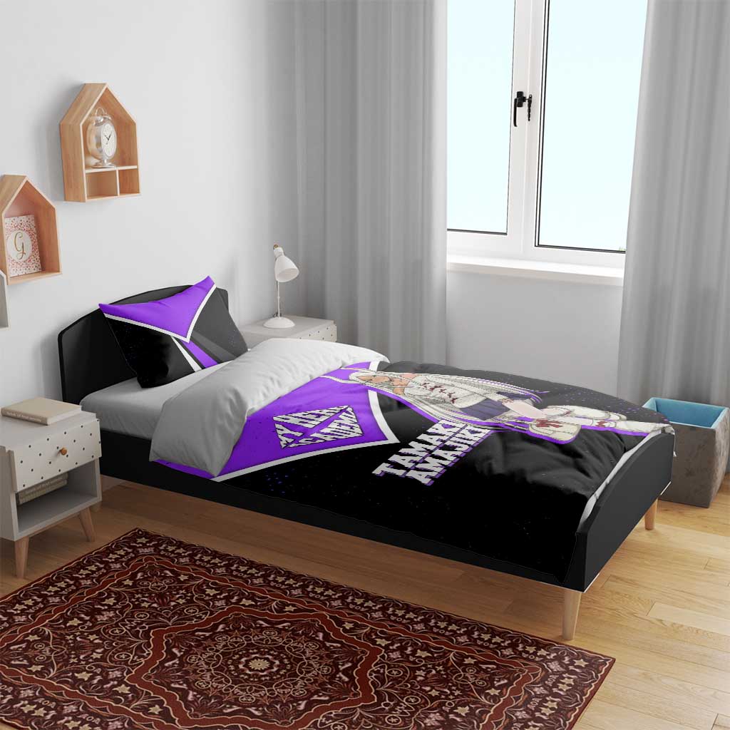 Mirko My Hero Academia Bedding Set Anime Grunge Splatter Graphic Style