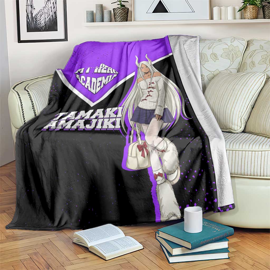 Mirko My Hero Academia Blanket Anime Grunge Splatter Graphic Style