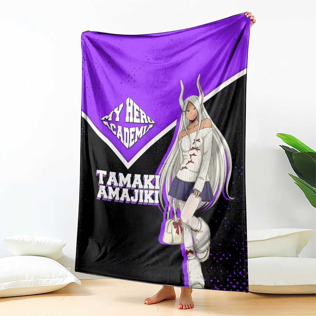 Mirko My Hero Academia Blanket Anime Grunge Splatter Graphic Style