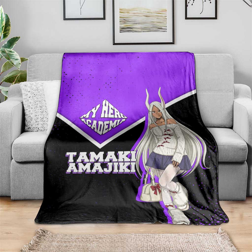 Mirko My Hero Academia Blanket Anime Grunge Splatter Graphic Style
