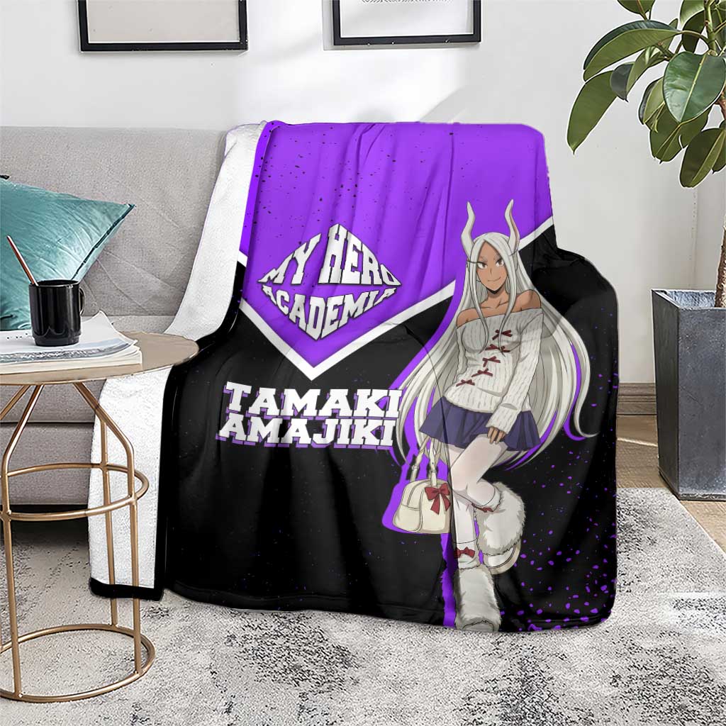 Mirko My Hero Academia Blanket Anime Grunge Splatter Graphic Style