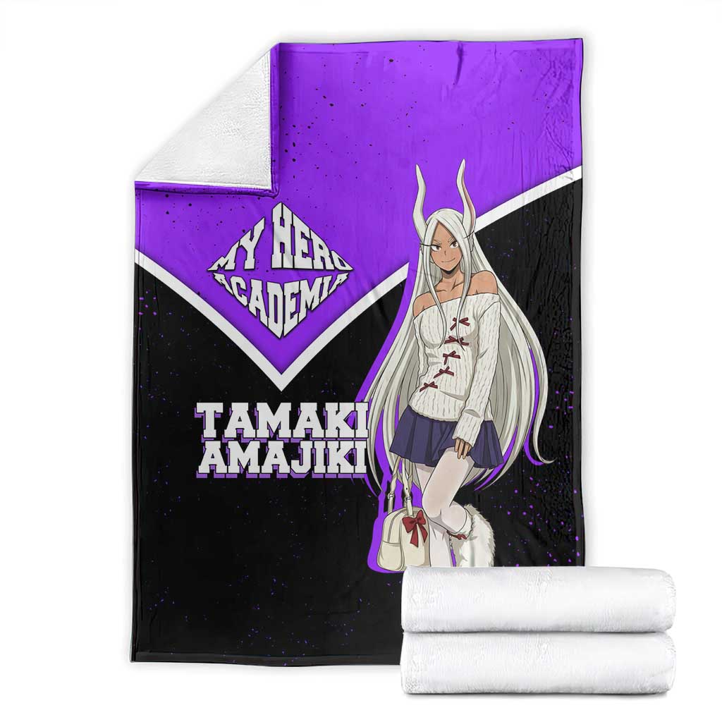 Mirko My Hero Academia Blanket Anime Grunge Splatter Graphic Style