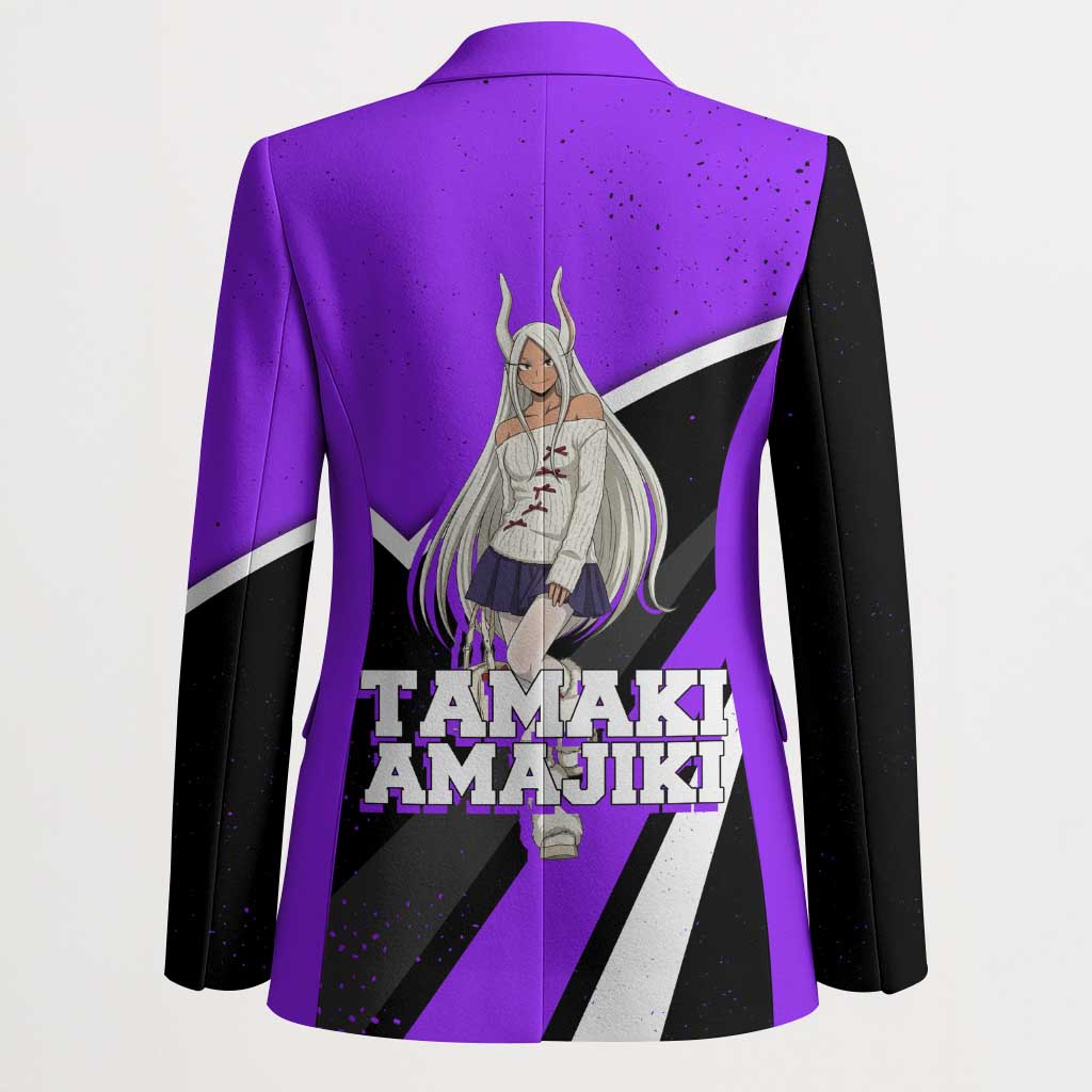 Mirko My Hero Academia Blazer Anime Grunge Splatter Graphic Style