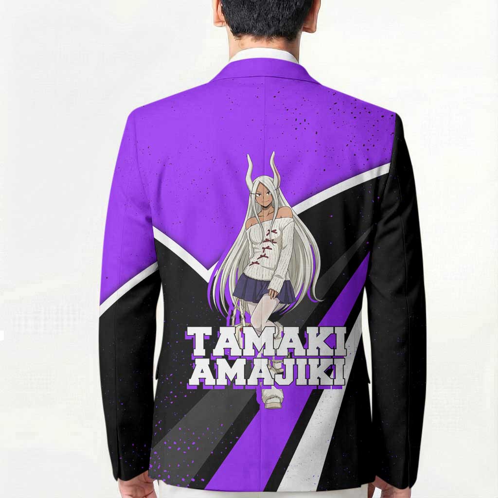 Mirko My Hero Academia Blazer Anime Grunge Splatter Graphic Style