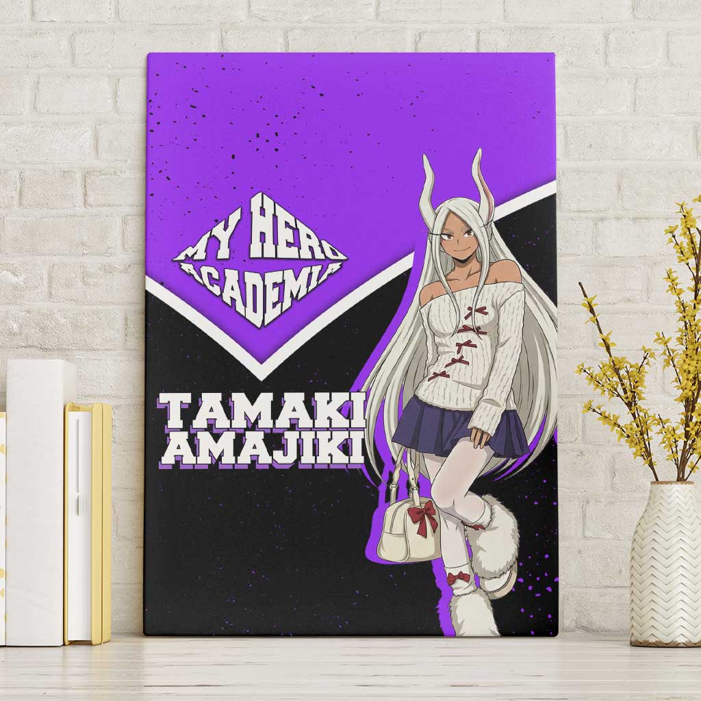 Mirko My Hero Academia Canvas Wall Art Anime Grunge Splatter Graphic Style