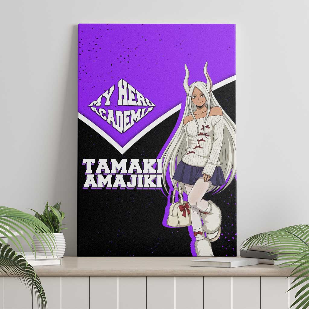 Mirko My Hero Academia Canvas Wall Art Anime Grunge Splatter Graphic Style