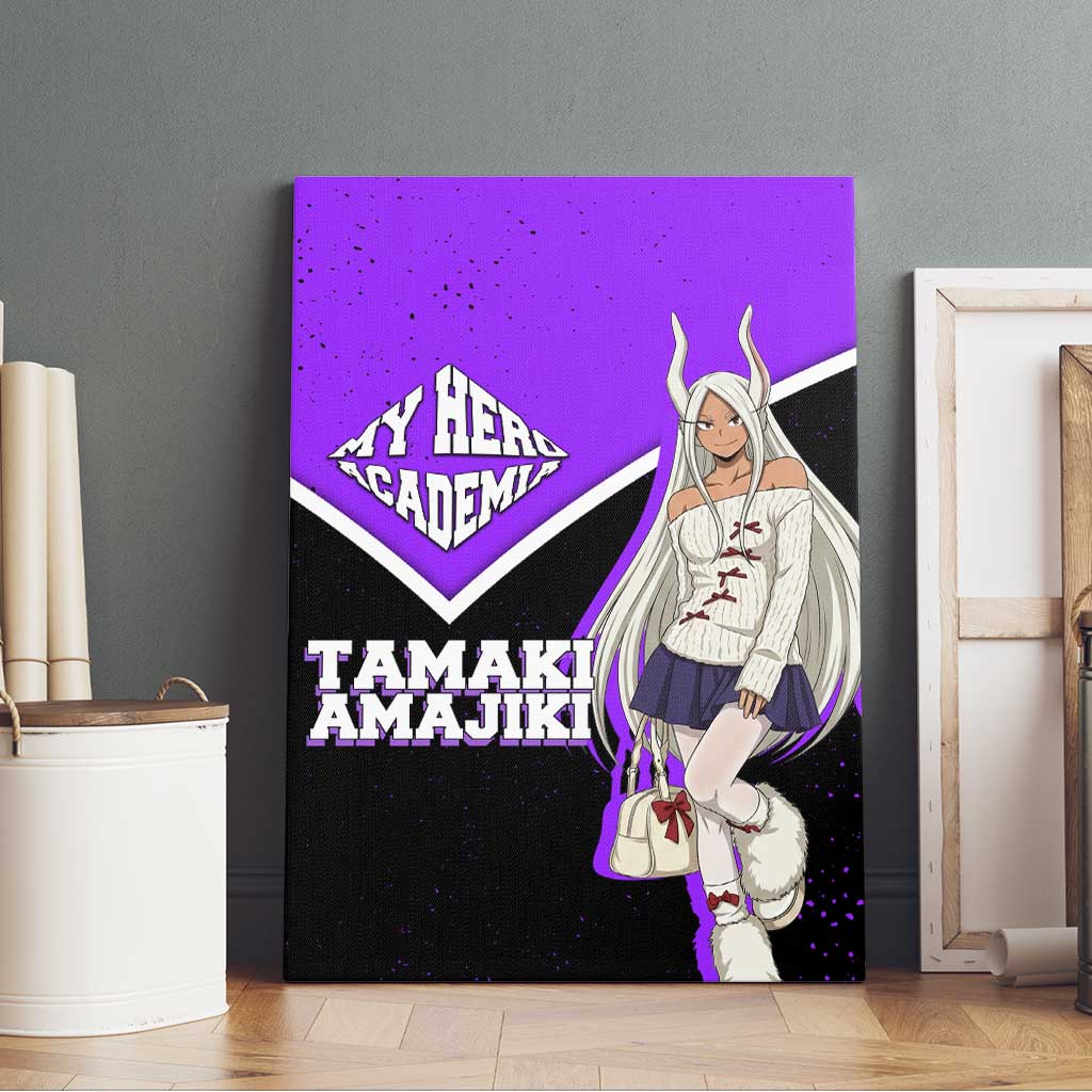 Mirko My Hero Academia Canvas Wall Art Anime Grunge Splatter Graphic Style