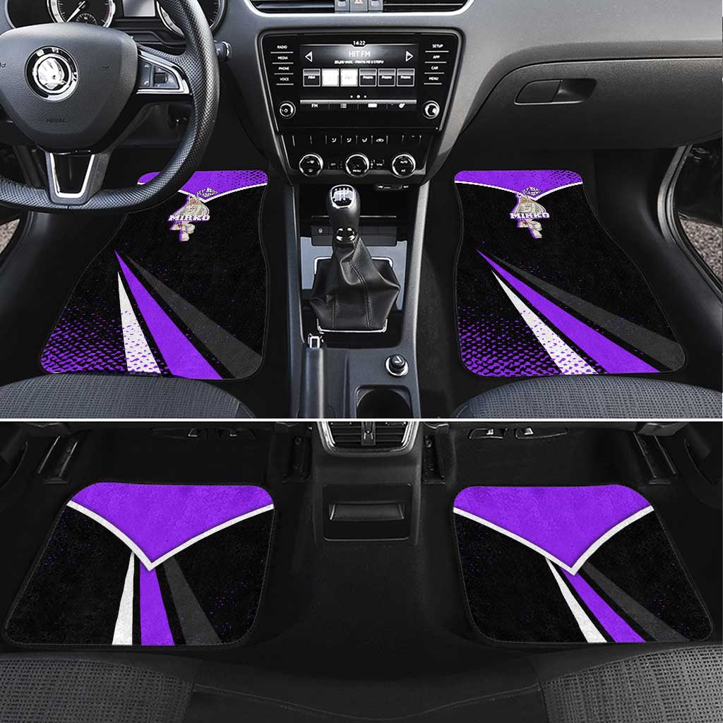 Mirko My Hero Academia Car Mats Anime Grunge Splatter Graphic Style