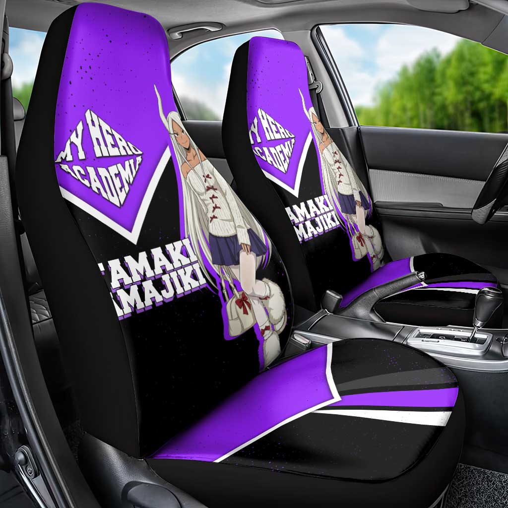 Mirko My Hero Academia Car Seat Cover Anime Grunge Splatter Graphic Style