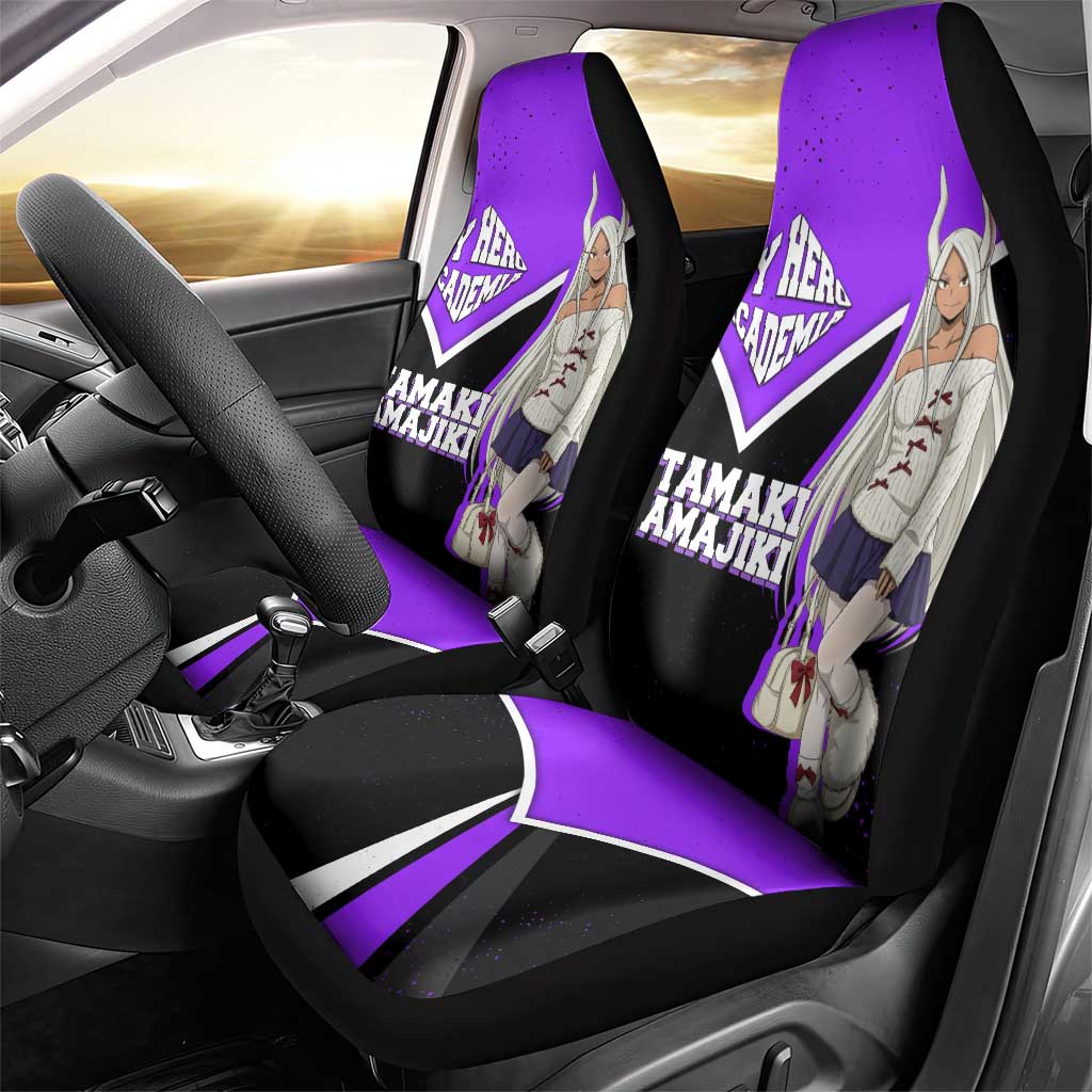Mirko My Hero Academia Car Seat Cover Anime Grunge Splatter Graphic Style