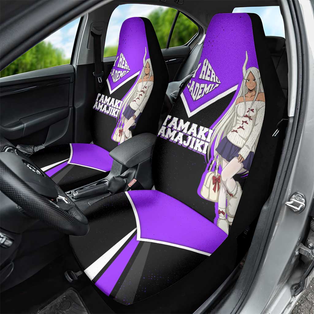 Mirko My Hero Academia Car Seat Cover Anime Grunge Splatter Graphic Style