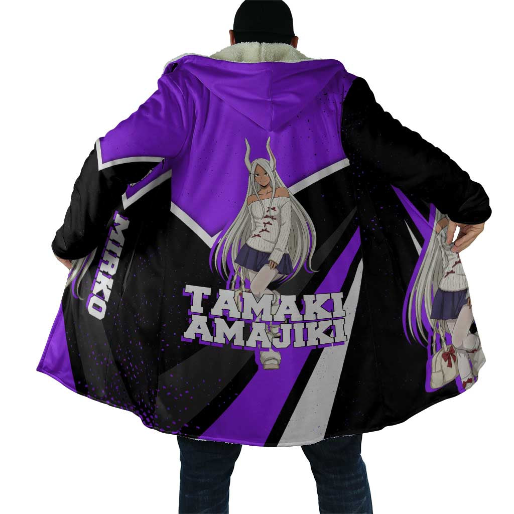 Mirko My Hero Academia Cloak Anime Grunge Splatter Graphic Style