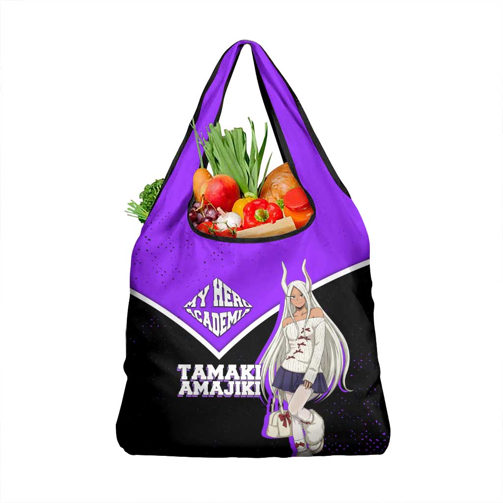 Mirko My Hero Academia Grocery Bag Anime Grunge Splatter Graphic Style