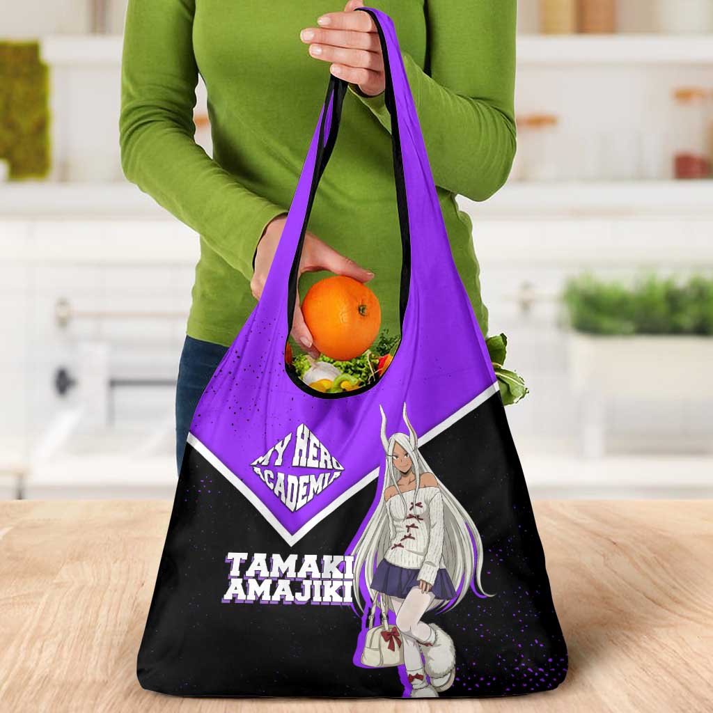 Mirko My Hero Academia Grocery Bag Anime Grunge Splatter Graphic Style