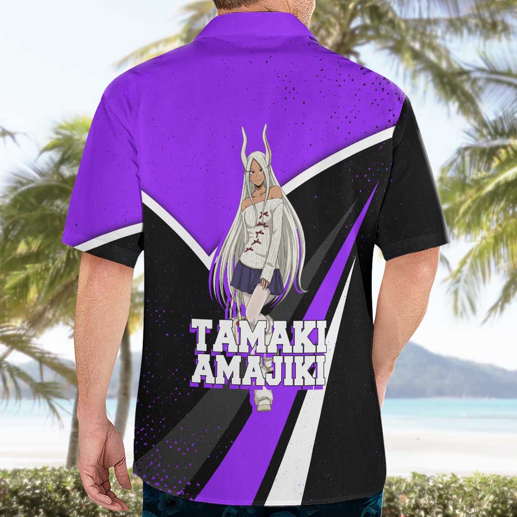 Mirko My Hero Academia Hawaiian Shirt Anime Grunge Splatter Graphic Style