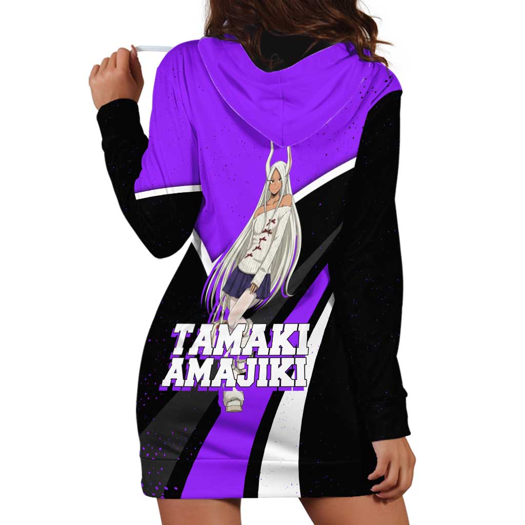 Mirko My Hero Academia Hoodie Dress Anime Grunge Splatter Graphic Style