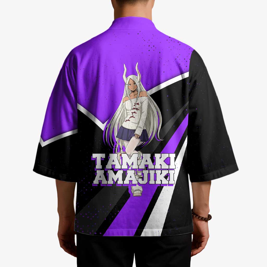 Mirko My Hero Academia Kimono Anime Grunge Splatter Graphic Style
