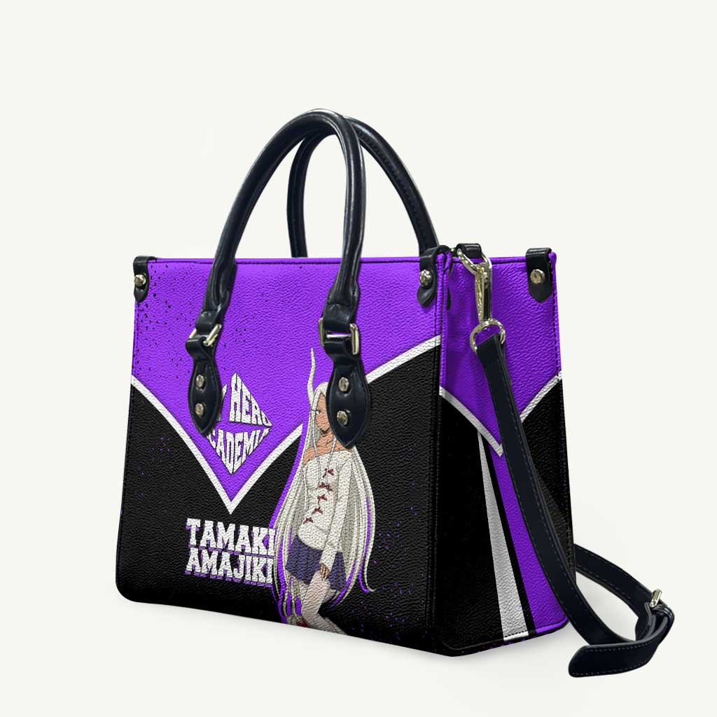Mirko My Hero Academia Leather Bag Anime Grunge Splatter Graphic Style