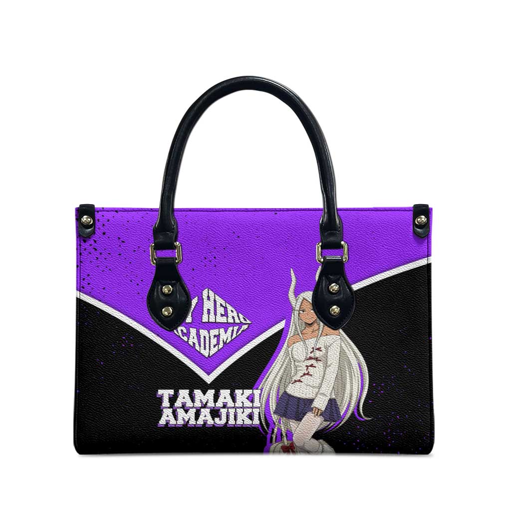 Mirko My Hero Academia Leather Bag Anime Grunge Splatter Graphic Style