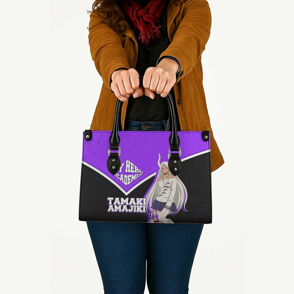 Mirko My Hero Academia Leather Bag Anime Grunge Splatter Graphic Style