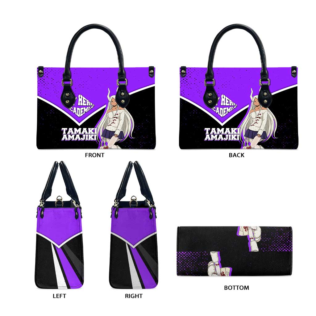 Mirko My Hero Academia Leather Bag Anime Grunge Splatter Graphic Style
