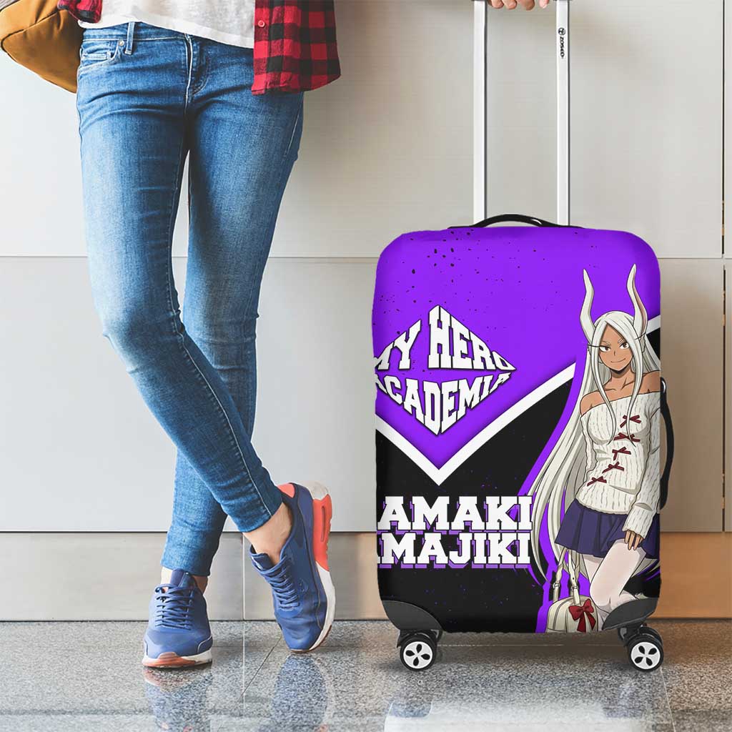 Mirko My Hero Academia Luggage Cover Anime Grunge Splatter Graphic Style