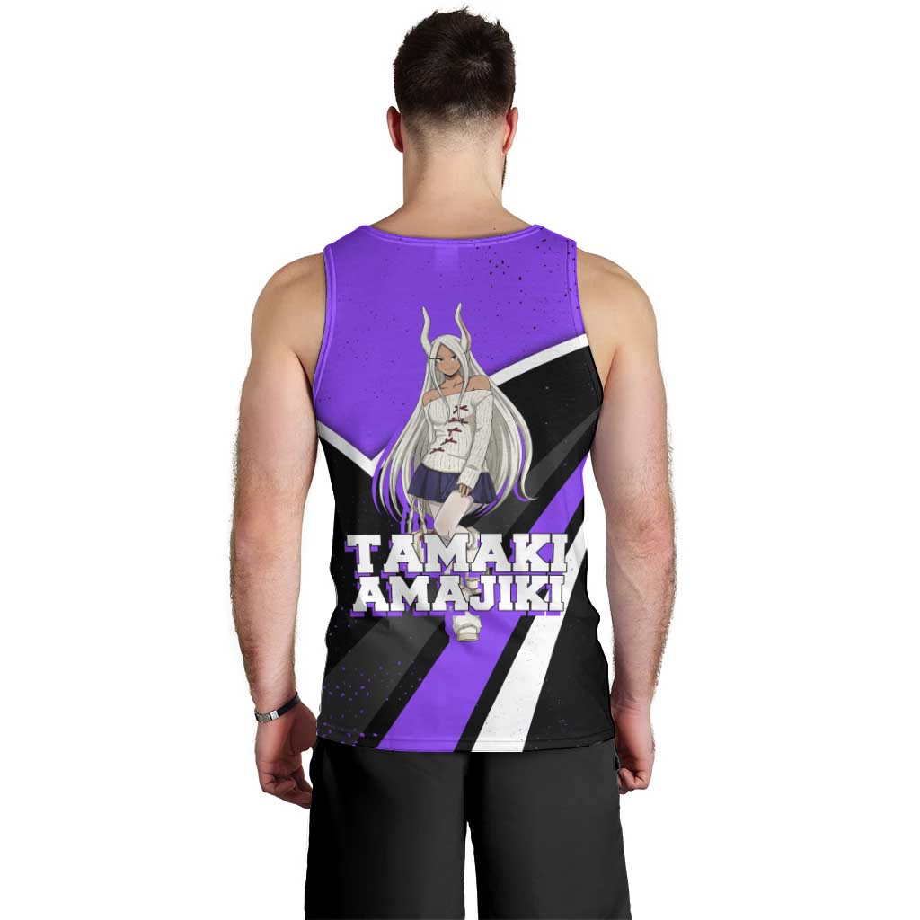 Mirko My Hero Academia Men Tank Top Anime Grunge Splatter Graphic Style
