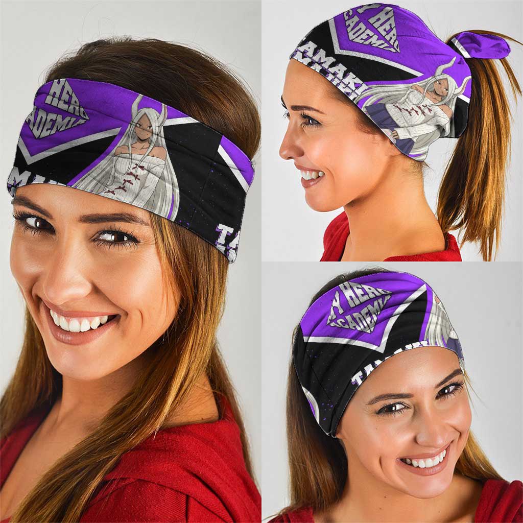 Mirko My Hero Academia Neck Gaiter Anime Grunge Splatter Graphic Style
