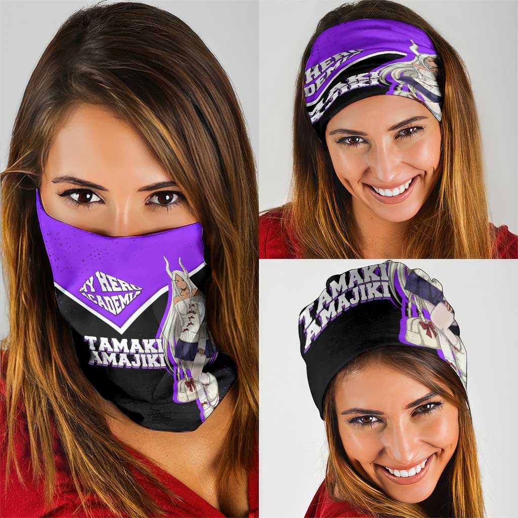 Mirko My Hero Academia Neck Gaiter Anime Grunge Splatter Graphic Style