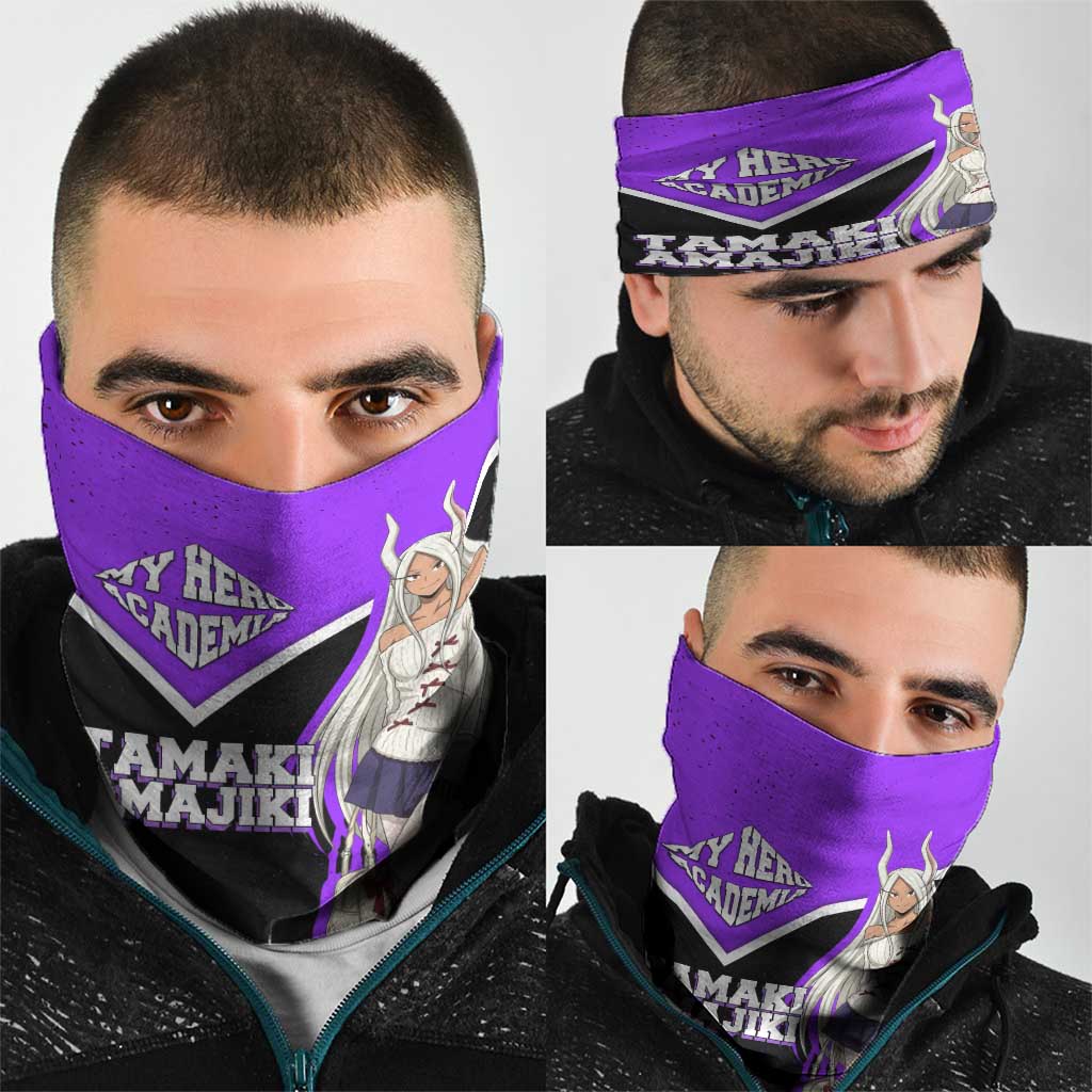 Mirko My Hero Academia Neck Gaiter Anime Grunge Splatter Graphic Style