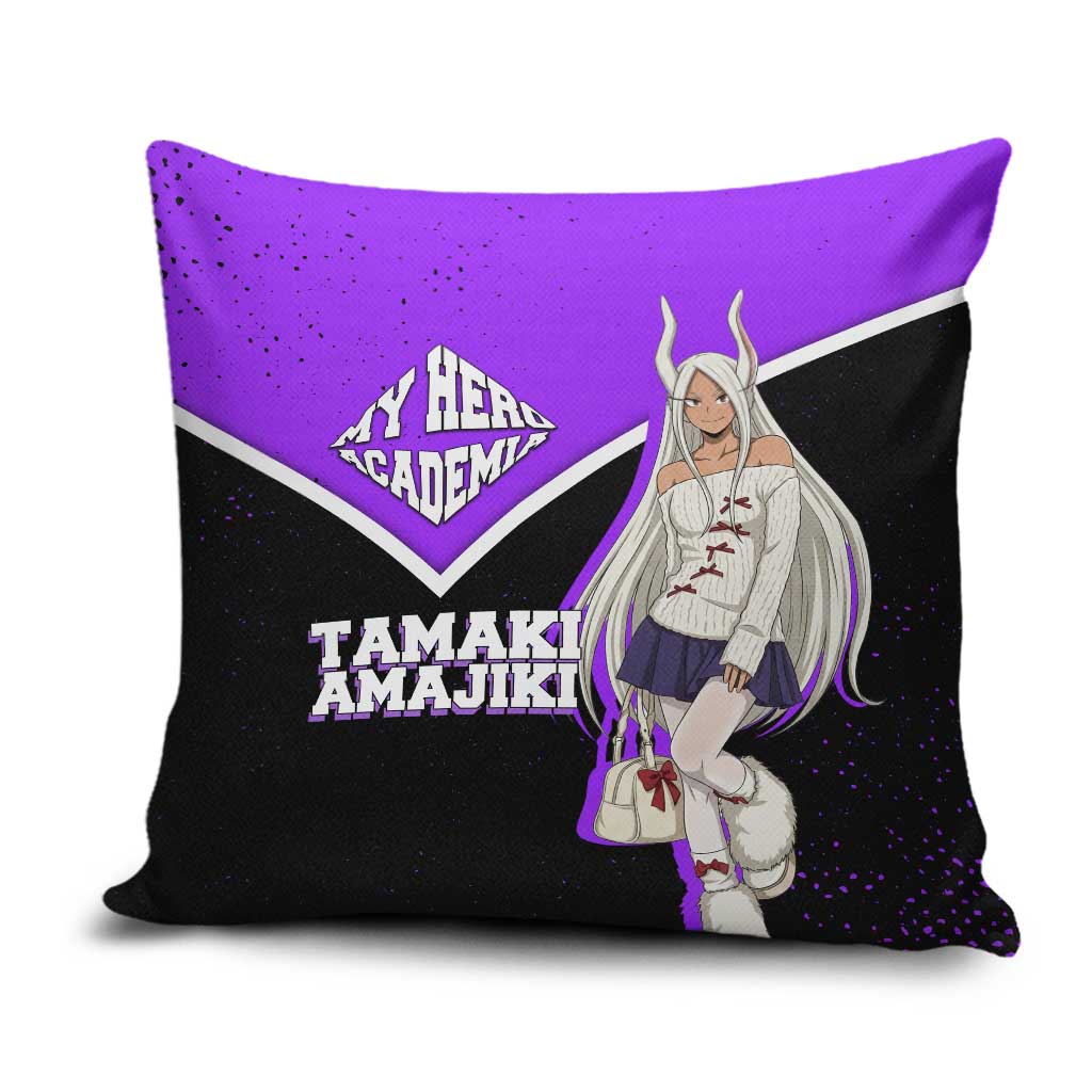 Mirko My Hero Academia Pillow Cover Anime Grunge Splatter Graphic Style