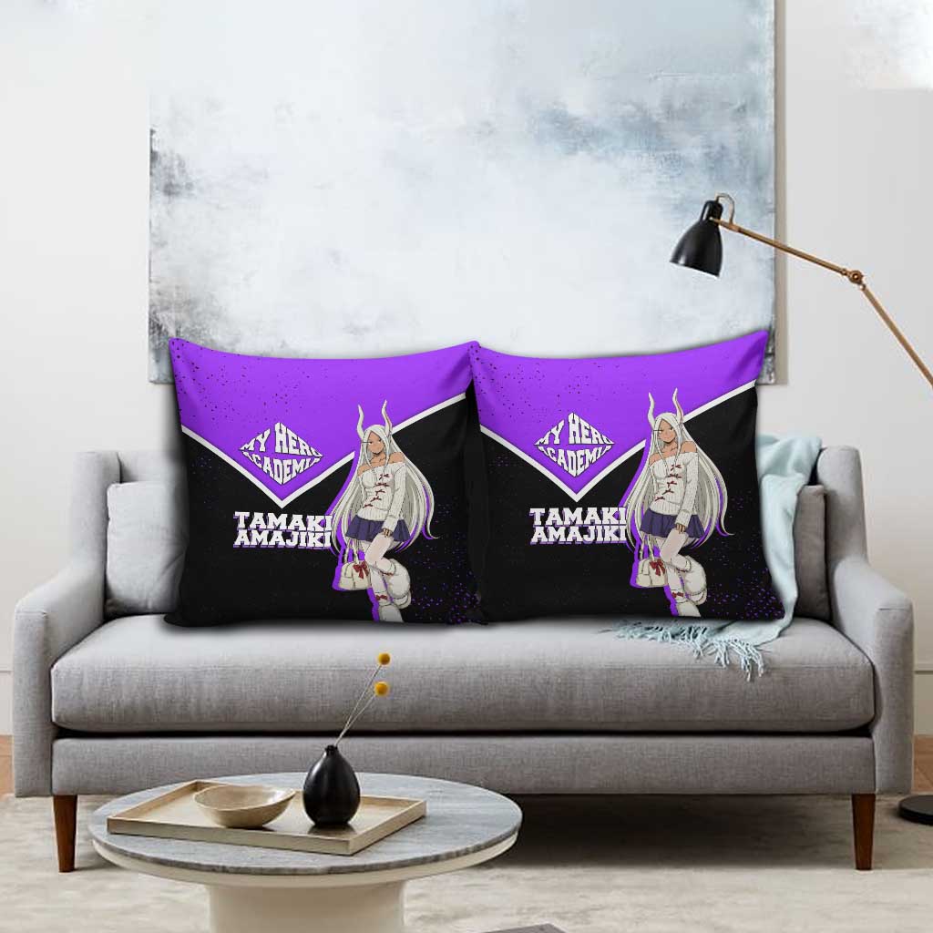 Mirko My Hero Academia Pillow Cover Anime Grunge Splatter Graphic Style