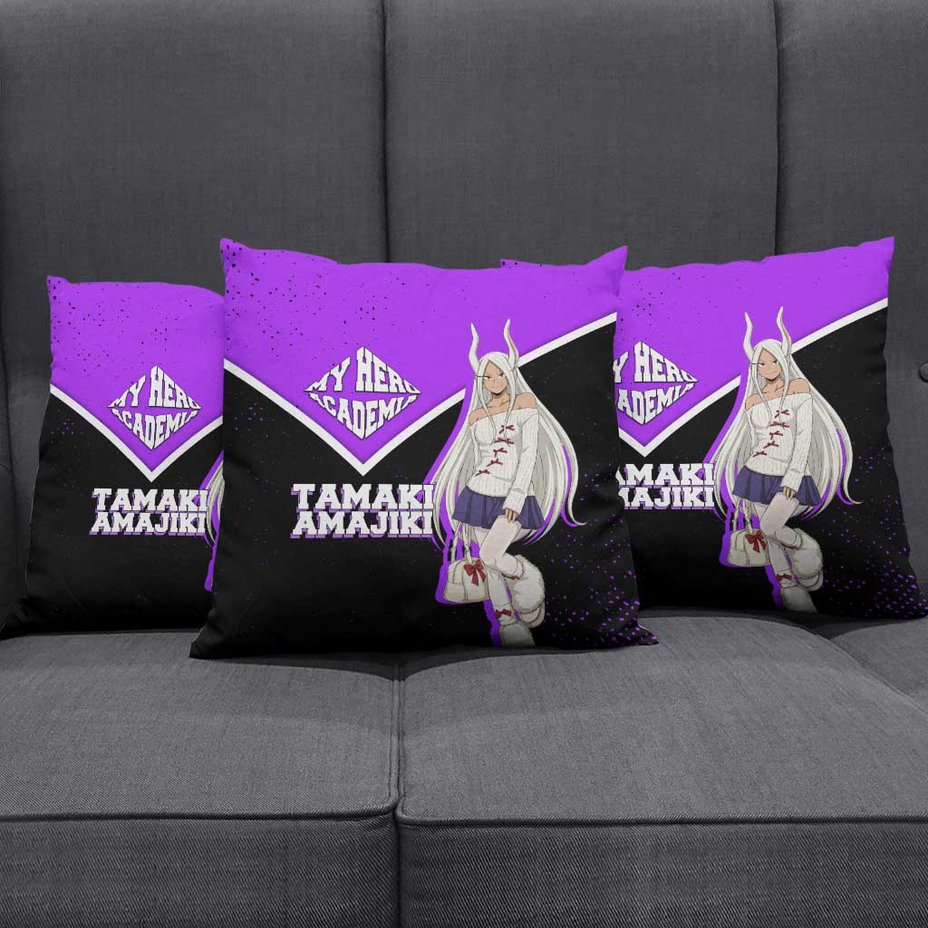 Mirko My Hero Academia Pillow Cover Anime Grunge Splatter Graphic Style