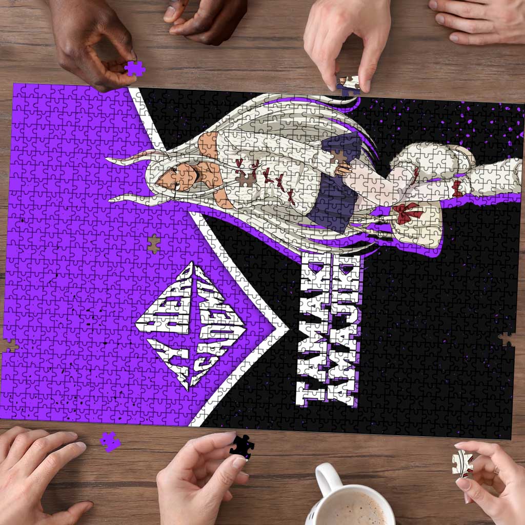 Mirko My Hero Academia Puzzle Anime Grunge Splatter Graphic Style
