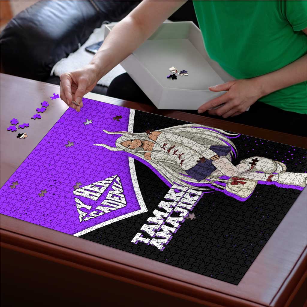Mirko My Hero Academia Puzzle Anime Grunge Splatter Graphic Style