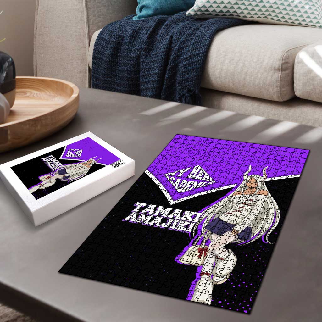 Mirko My Hero Academia Puzzle Anime Grunge Splatter Graphic Style