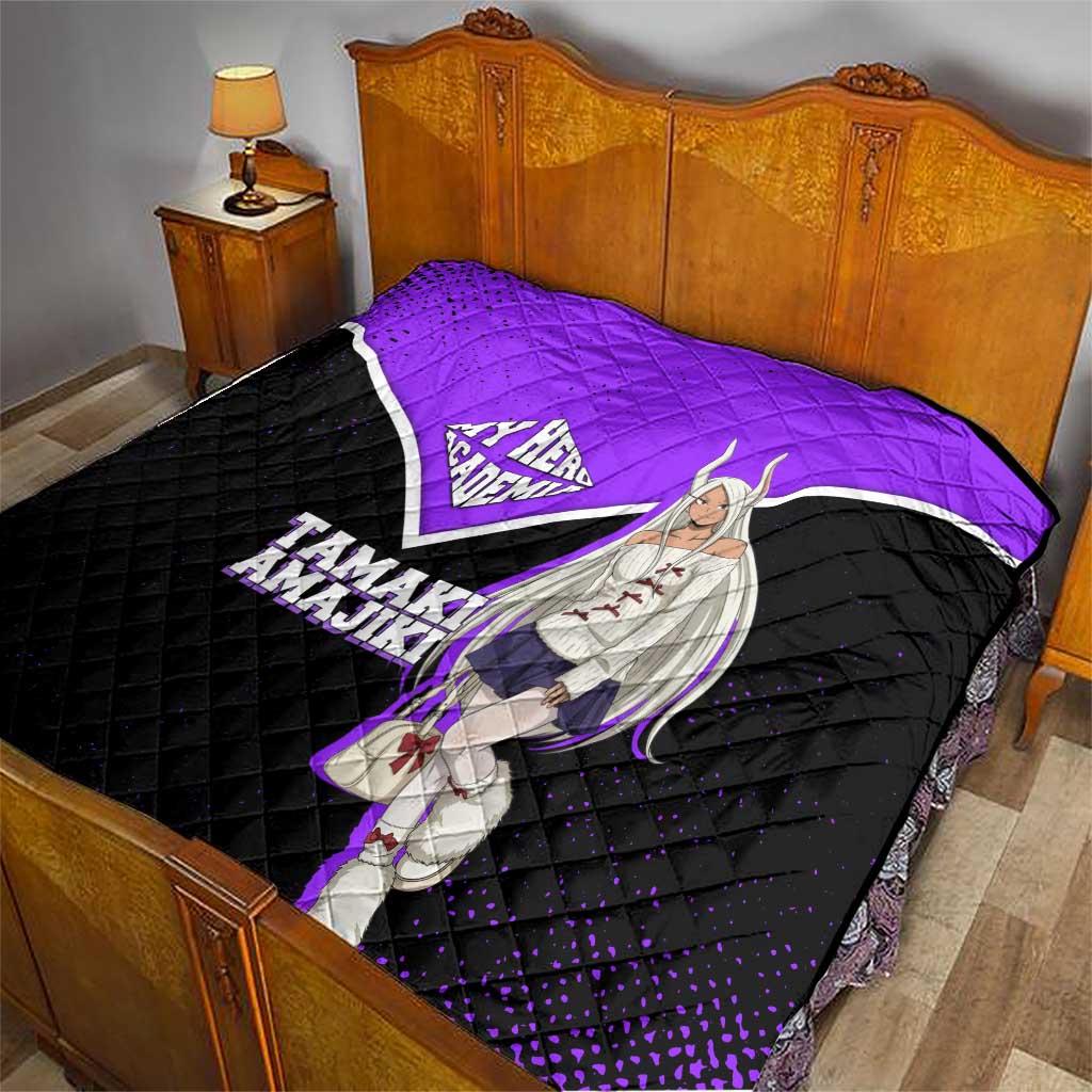 Mirko My Hero Academia Quilt Anime Grunge Splatter Graphic Style