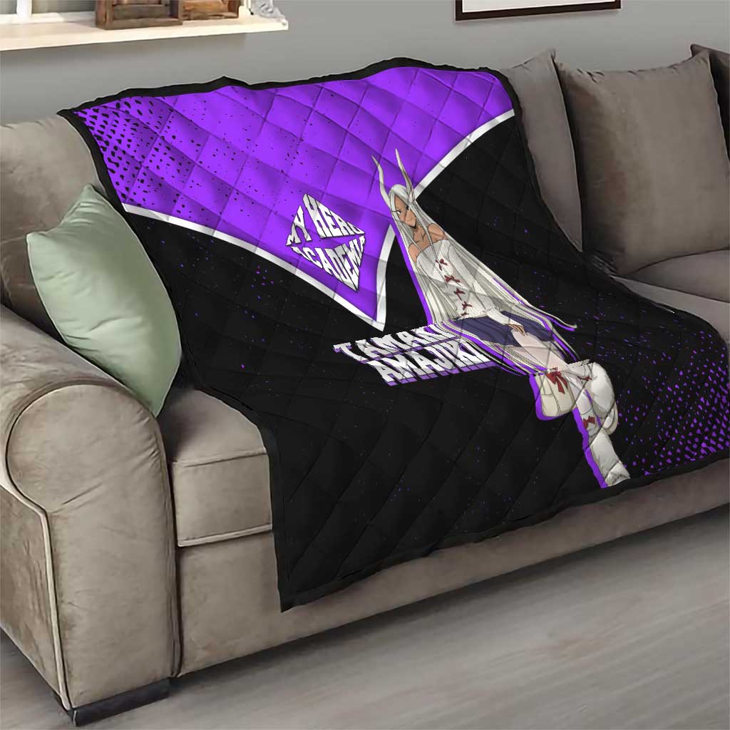 Mirko My Hero Academia Quilt Anime Grunge Splatter Graphic Style