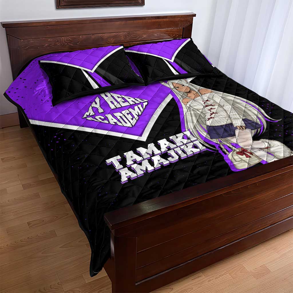 Mirko My Hero Academia Quilt Bed Set Anime Grunge Splatter Graphic Style